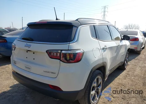 2018 Jeep Compass Limited 4X4 из США, поврежденный, VIN 3C4NJDCBXJT299251